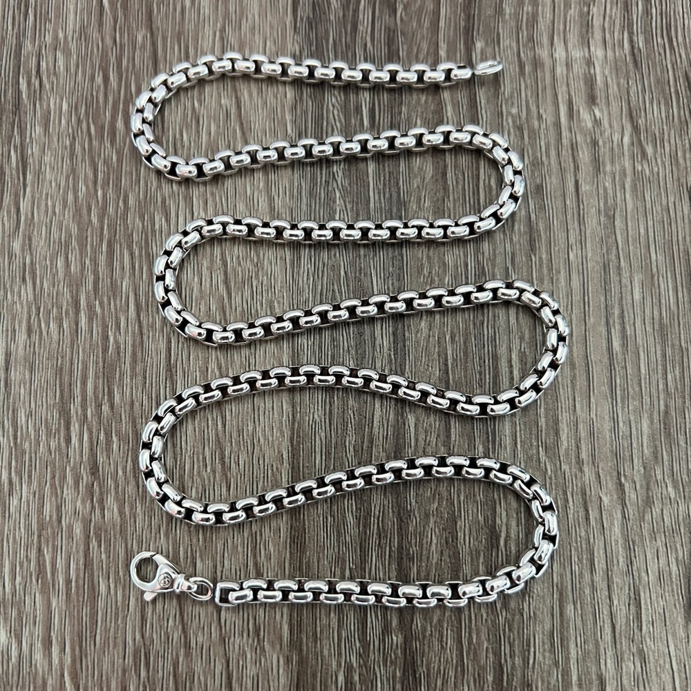 David yurman Box link necklace